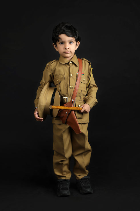 BookMyCostume Indian Police Commissioner Profession Community Helper Kids Fancy Dress Costume